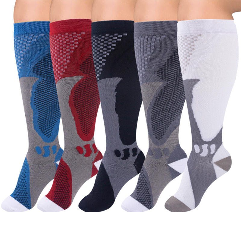 Sport color plus size compression socks product style reference